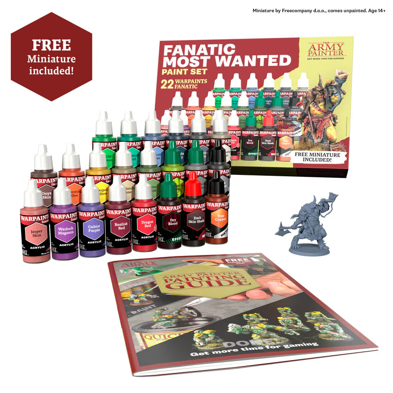 Army Painter Warpaints Fanatic Most Wanted Paint Set