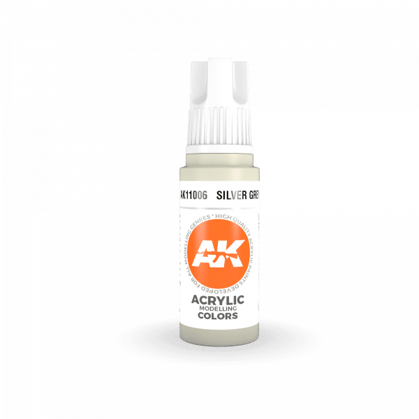 AK-Interactive - Silver Grey (17ml) 3rd Gen Acrylic