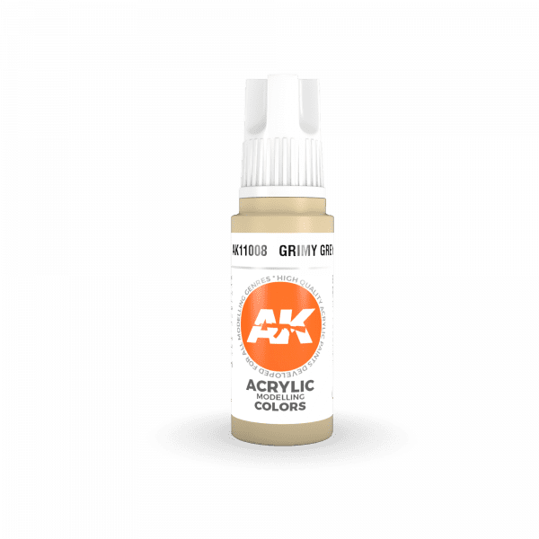 AK-Interactive - Grimy Grey (17ml) 3rd Gen Acrylic