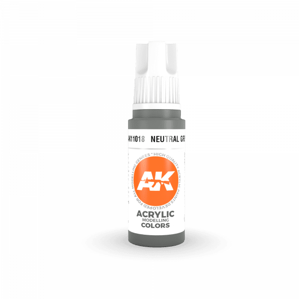 AK-Interactive - Neutral Grey (17ml) 3rd Gen Acrylic