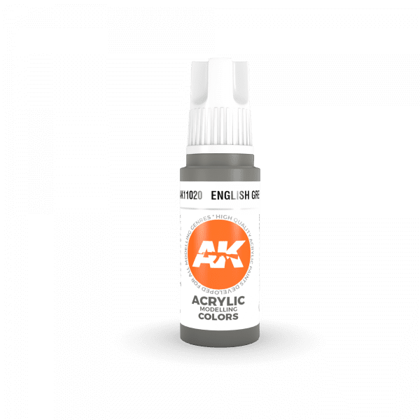 AK-Interactive - English Grey (17ml) 3rd Gen Acrylic