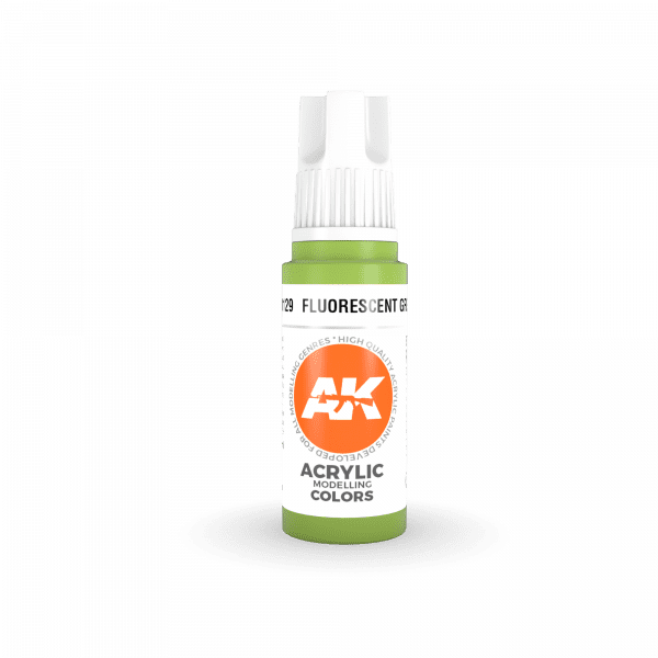 AK-Interactive - Fluorescent Green (17ml) 3rd Gen Acrylic