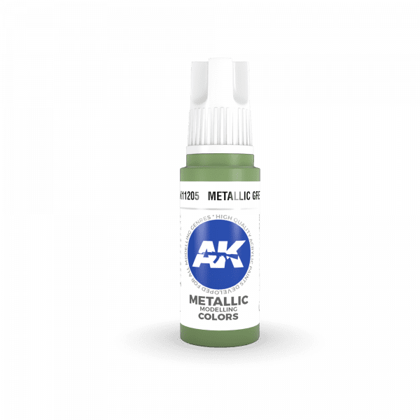 AK-Interactive - Metallic Green (17ml) 3rd Gen Acrylic