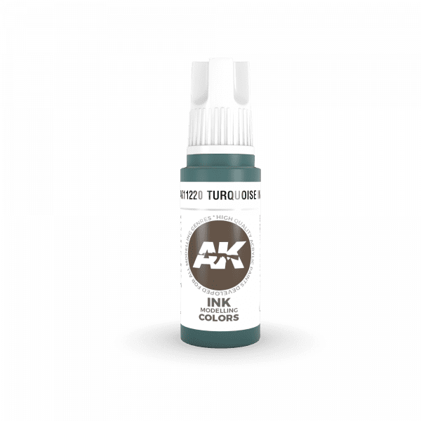 AK-Interactive - Turquoise Ink (17ml) 3rd Gen Acrylic