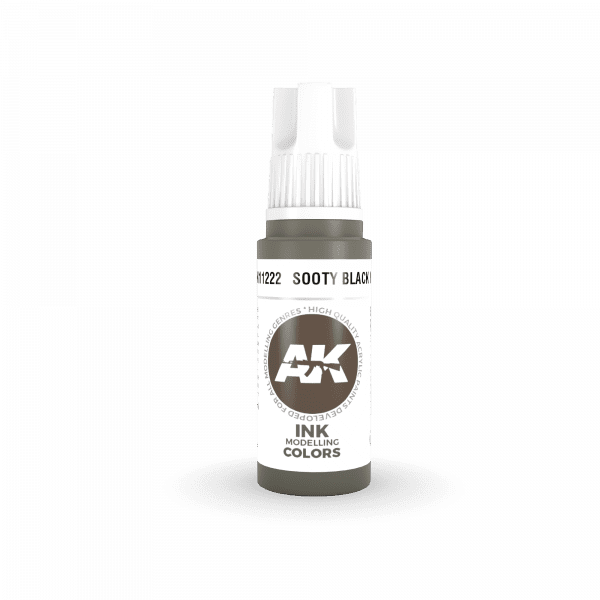 AK-Interactive - Sooty Black Ink (17ml) 3rd Gen Acrylic