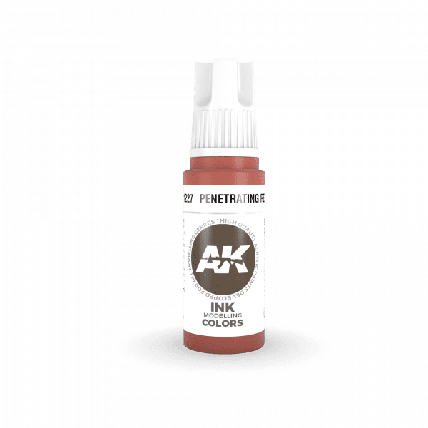 AK-Interactive - Penetrating Red Ink (17ml) 3rd Gen Acrylic