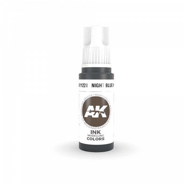 AK-Interactive - Night Blue Ink (17ml) 3rd Gen Acrylic