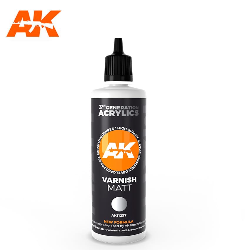 AK-Interactive - Varnish Matt 100ml 3rd Gen Acrylic