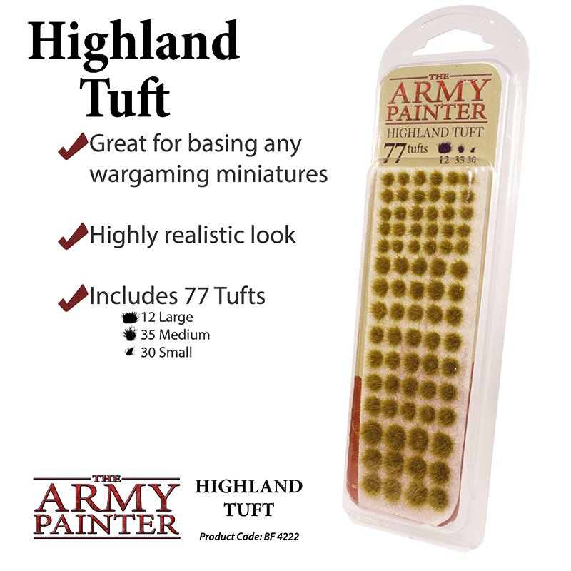 Army Painter Battlefields XP: Highland Tuft (77 Tufts)